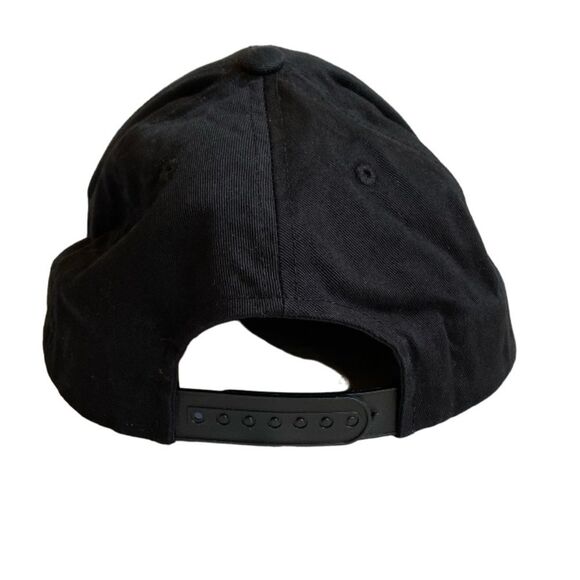 KB Ethos Grateful Embroidered Black Snapback Cotton Baseball Hat Cap - Picture 7 of 12